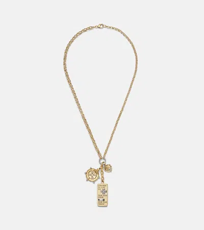 Foundrae Promise 18kt Gold Pendant Necklace With Diamonds