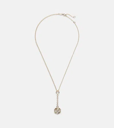 Foundrae Resilience Blossoms Small 18kt Gold Chain Necklace With Diamonds