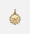 Foundrae Reverie 18kt Gold Pendant Necklace With Diamonds In Gold