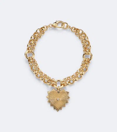 Foundrae True Love 18kt Gold Bracelet With Diamond