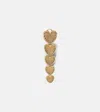 Foundrae True Love 18kt Gold Clip-on Earrings In Gold