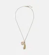 Foundrae Vivacity 18kt Gold Pendant Necklace With Diamonds In Gold