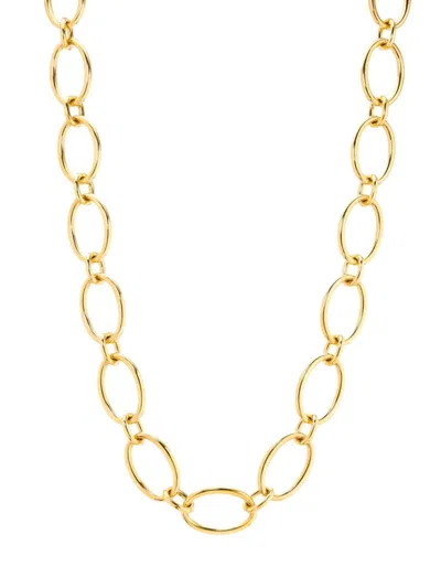 Foundrae Women's 18k Yellow Gold Convertible Oval-link Chain Necklace