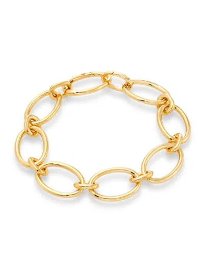 Foundrae Women's 18k Yellow Gold Oval-link Chain Bracelet