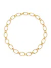 FOUNDRAE WOMEN'S 18K YELLOW GOLD OVAL-LINK CHAIN NECKLACE/18"