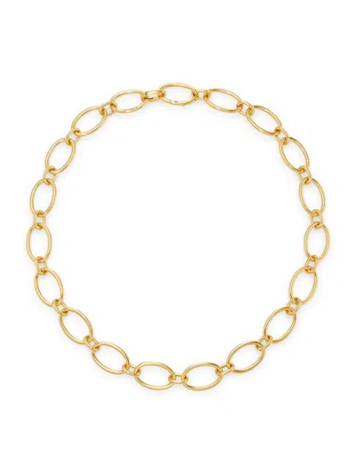 Foundrae Women's 18k Yellow Gold Oval-link Chain Necklace/18"