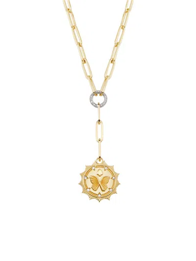 Foundrae Women's Reverie 18k Yellow Gold & 0.32 Tcw Diamond Pendant Necklace
