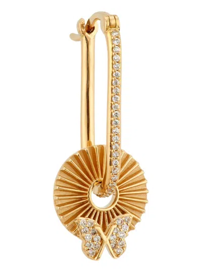 Foundrae Women's Reverie: The Path To Joy 18k Yellow Gold & 0.93 Tcw Diamond Single Drop Earring