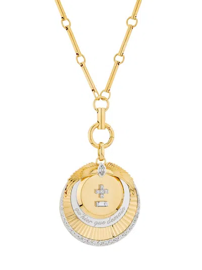 Foundrae Women's Vivacity 18k Yellow Gold & 1.33 Tcw Diamond Pendant Necklace