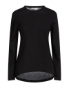 Four Friends Woman Sweater Black Size Xl Wool, Silk, Cashmere In Black