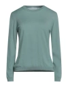 Four Friends Woman Sweater Light Green Size Xl Wool, Silk, Cashmere In Green