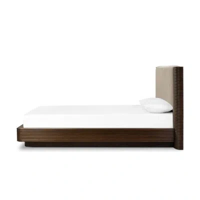 Four Hands Benny Upholstered Bed In Brown