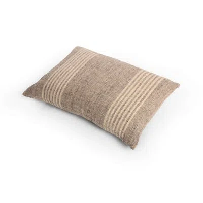 Four Hands Corby Pillow-manchester Flint In Cream