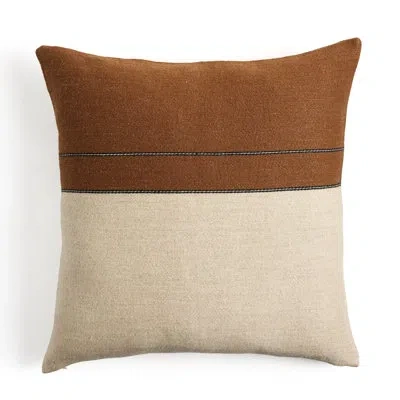 Four Hands Cresta Linen Reversible Pillow Cover In Cresta Stripe