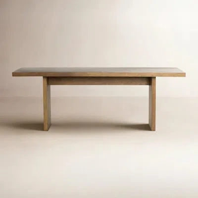Four Hands Haiden 84" Dining Table In Amber Oak Resin