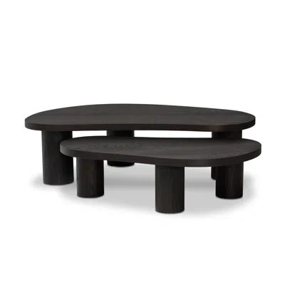 Four Hands Joji Nesting Coffee Tables In Black
