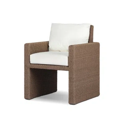Four Hands Kima Outdoor Dining Chair-faux Dark Hyacinth