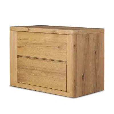 Four Hands Novella Nightstand-natural Oak Veneer Thick Random