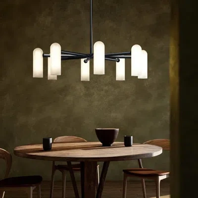 Four Hands Odyssey 8 - Light Dimmable Chandelier In Black Gunmetal
