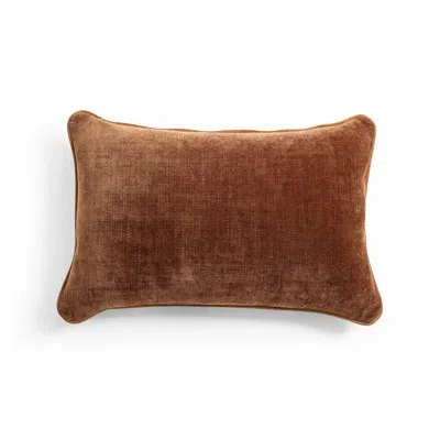 Four Hands Olsen Pillow-nubuck In Cognac
