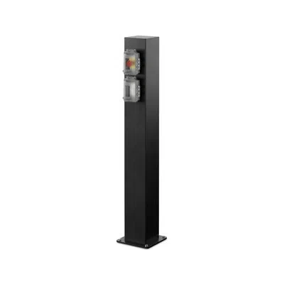 Four Hands Power Column W/ Emergency Stop And Timer In Black