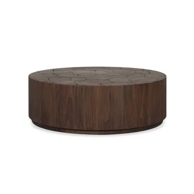 Four Hands Ridge Outdoor Coffee Table-stained Saddle Brown