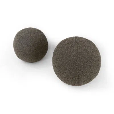 Four Hands Round Cushion In Knoll Mink