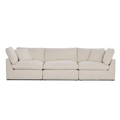 Four Hands Stevie 3pc Sectional-125" In Gray