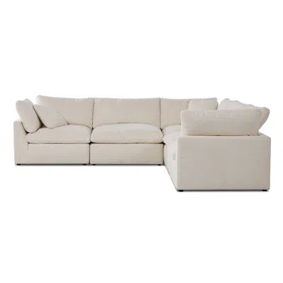 Four Hands Stevie 5pc Sectional In Crypton Nomad Snow