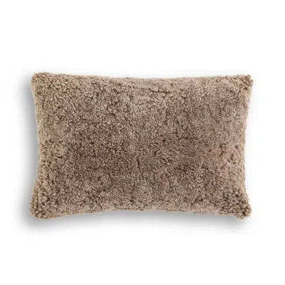 Four Hands Toby Pillow-taupe Shearling