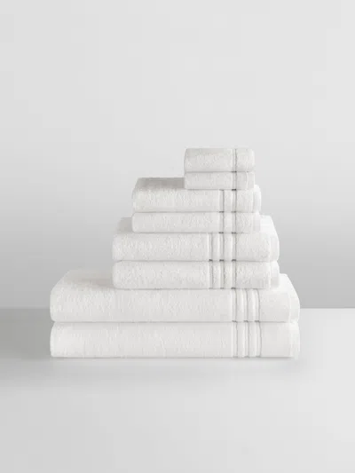 Four Seasons At Home Bath Towel Ensemble Set In White