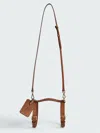 Four Seasons At Home Leather Travel Strap In Light Tan