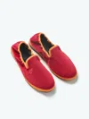 Four Seasons At Home Velvet Slippers In Miami Rose