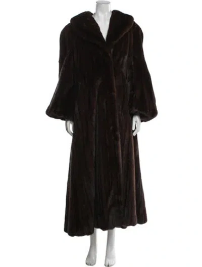 Pre-owned Four Seasons Fur Co. Mink Fur Coat In Brown