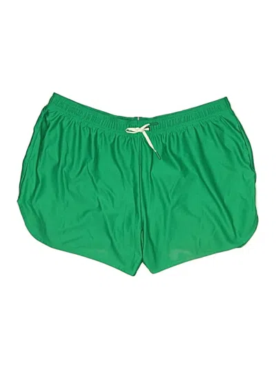 Pre-owned Fourlaps Athletic Shorts In Green