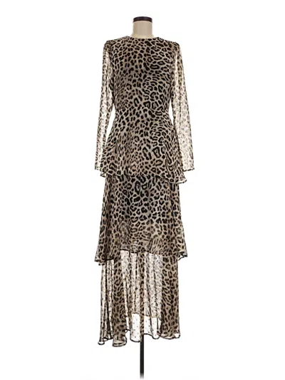 Pre-owned Fourteenth Place Cocktail Dress In Brown