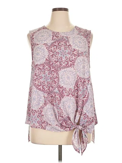 Pre-owned Fourteenth Place Sleeveless Blouse In Purple