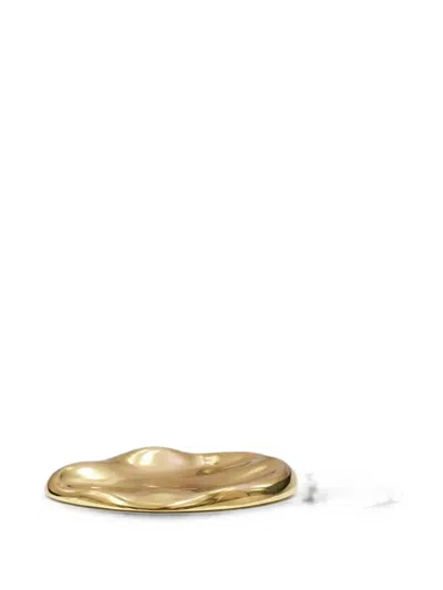 Fourth Street Ripple Vide Tray In Gold