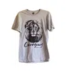 Fox And Owl Unisex Courageous Lion T-shirt In Grey In Grey