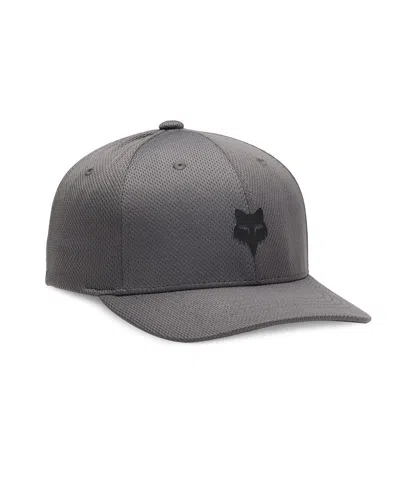 Fox Kids' Big Boys And Girls Gray Racing Lithotype 110 Structured Adjustable Hat