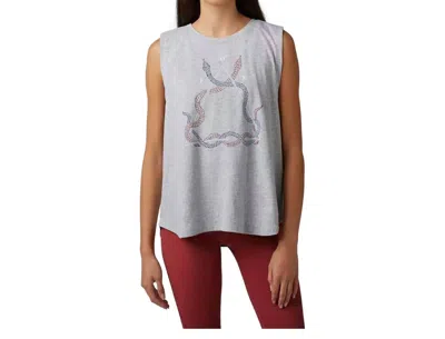 Fox Head Inc. Caved In Womens Muscle Tank In Light Heather Grey