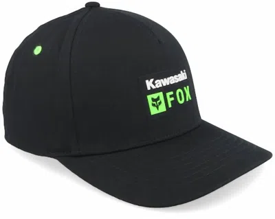 Fox Head Inc. Men's Fox Kawasaki Flexfit Hat In Black