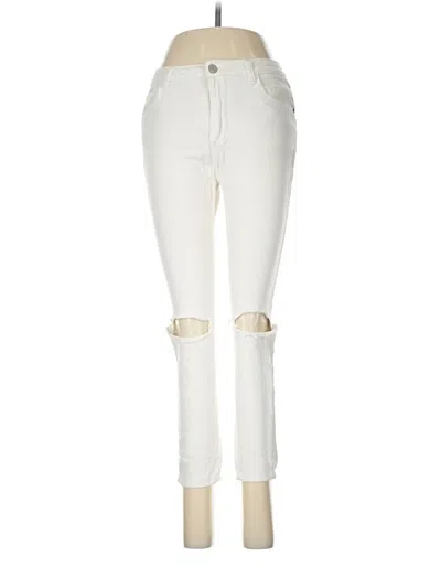 Pre-owned Fox Jeans In Ivory