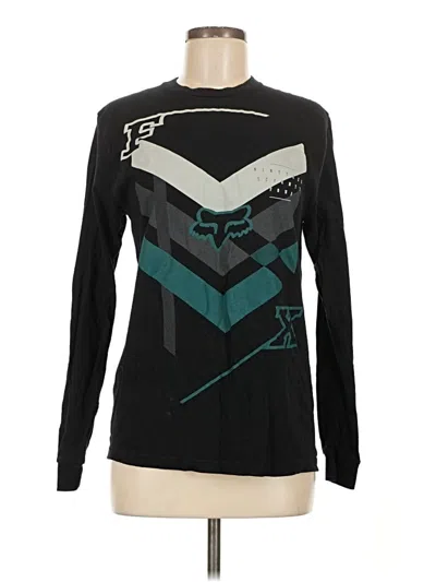 Pre-owned Fox Long Sleeve T-shirt In Black