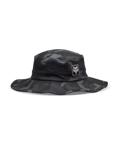 Fox Men's Camo Base Over Sun Bucket Hat In Black