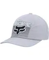 Fox Men's  Gray Carv Snapback Hat In Gray