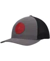 Fox Men's  Pewter, Black Mysticks Flex Hat In Pewter,black
