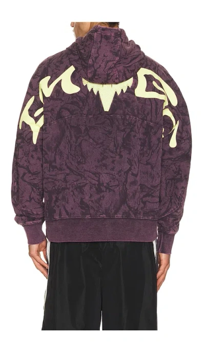 Fox Racing Image Print Fleece Hoodie In Purple