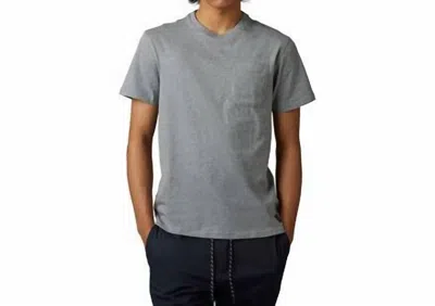 Fox Racing Level Up Pocket T-shirt In Heather Grey In Gray