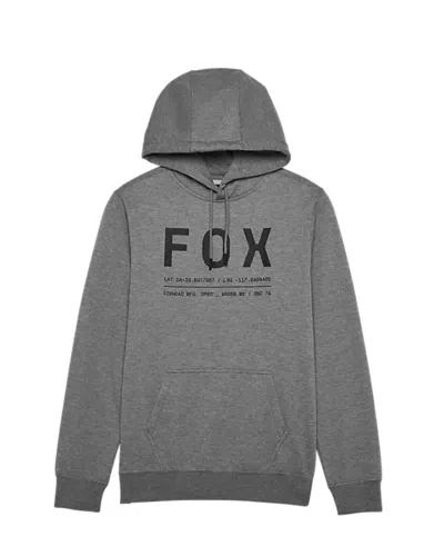 Fox Racing Men's Non Stop Hoodie In Heather Graphite Grey In Multi
